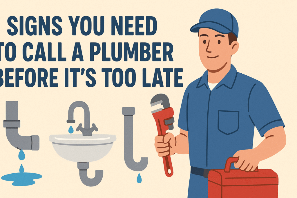 🧰 Blog Post: Signs You Need to Call a Plumber Before It’s Too Late