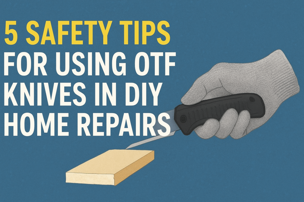 5 Safety Tips for Using OTF Knives in DIY Home Repairs